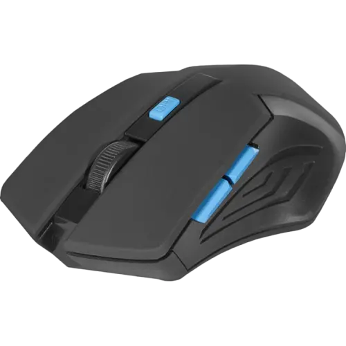 Миша бездротова Defender Accura MM-275 Black-Blue (52275)