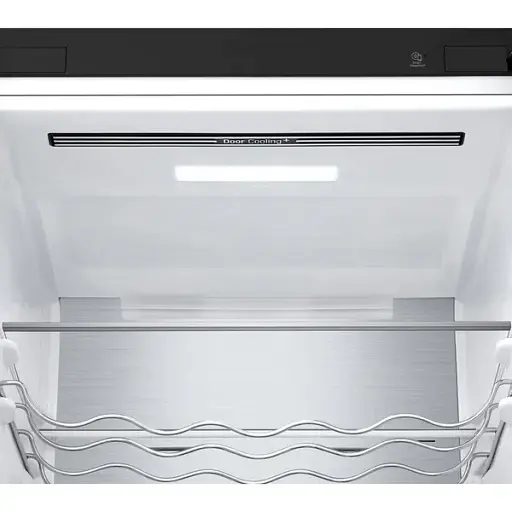 Холодильник LG с нижним морозильным отделением 203x60х68 холод.отд. 277 л мороз.отд. 110л 2дв. А++ NF инв. диспл. внеш. зона светильников Metal Fresh черный - фото 7