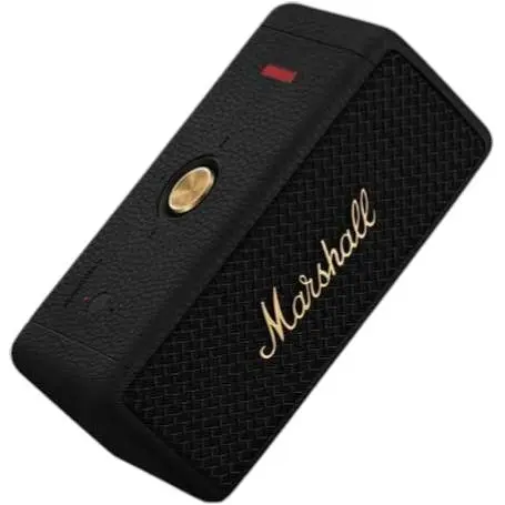 Портативная акустика Marshall Emberton II Black and Brass (Asian Version) (1006234) - фото 2