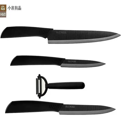 Набір керамічних кухонних ножів Huo Hou hu0010 4 предмети