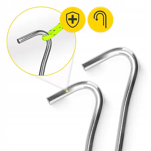 Набір кілочків для намету Mountain Goat сталеві 20 см 10 шт (P-5905973406857) - фото 8