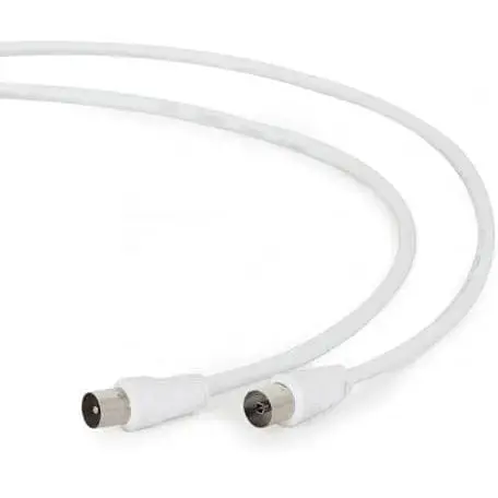 Антенный кабель-удлинитель Cablexpert CCV-515-W белый 75 Ом 1.8 м (CCV-515-W)