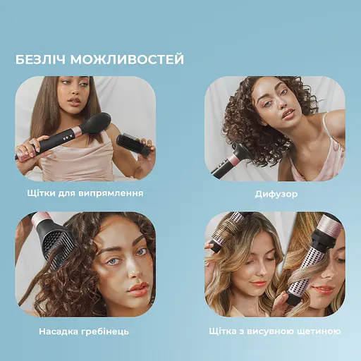 Стайлер CECOTEC Bamba CeramicCare 14in1 AirGlam Black - фото 13