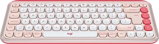 Клавіатура бездротова Logitech Pop Icon Keys Rose (920-013073) - фото 2