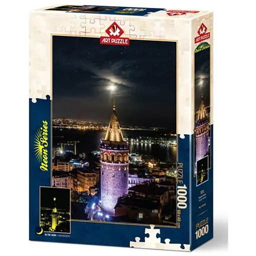 Пазл Art Puzzle Неонова серія: Галатська вежа Стамбул Туреччина 1000 ел. (5241) - фото 1
