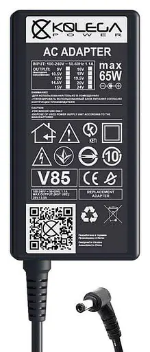 Блок живлення Asus (19V 3,42A 65W) 5.5x2.5 A+ "Б/В" - фото 1