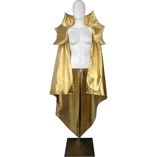 Плащ золотистый - фото 7