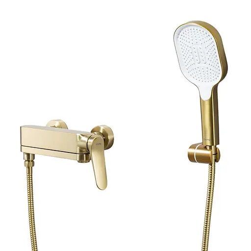 Смеситель для ванны золото Gappo G3210-3 Золотой - фото 1