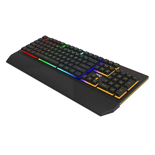 Клавиатура игровая мембранно-механическая AOC GK200 Gaming RGB радужная подсветка (GK200D32R) - фото 3