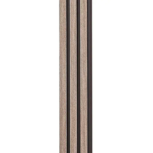 Рейка декоративная Wall Sticker PS 2900х120х12 мм Серо-коричневый SW-00001744 - фото 5