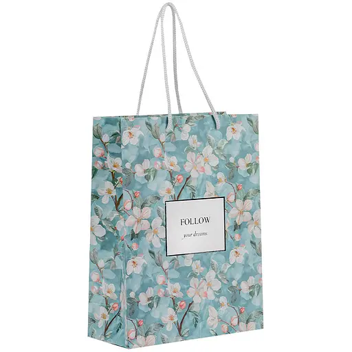 Пакет паперовий подарунковий Axent 18х24 см Gentle Blossom (8501-33-A)
