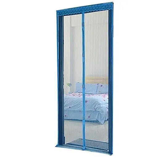 Москітна сітка на двері на магнітах 110×210 см синя - фото 1