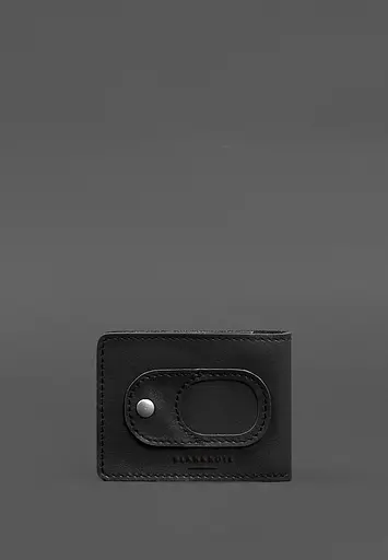 Кожаная обложка для удостоверения участника боевых действий (УБД) с карманом для жетона черная - фото 4