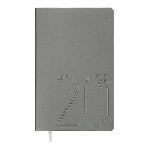 Еженедельник датирован Buromax Steel 2026 A5 серый (BM.2709-24) - фото 2