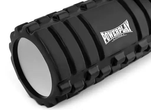 Масажний ролик (роллер) PowerPlay 4404 Massage Roller Чорний 45x14 см (PP_4404_Black) - фото 4