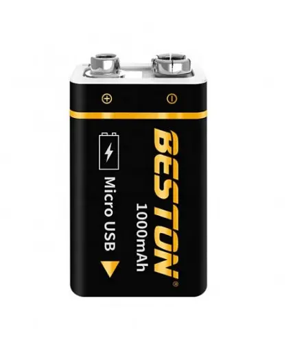 Аккумулятор Beston USB 9v крона Li-ion 1000mAh