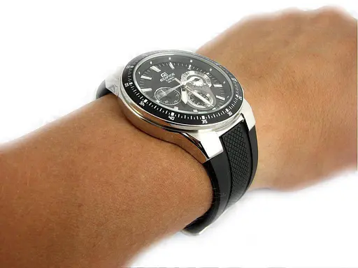 Годинники наручні чоловічі стрілочні стильні оригінальні Японія Casio Edifice EF-552-1AVEF - фото 6