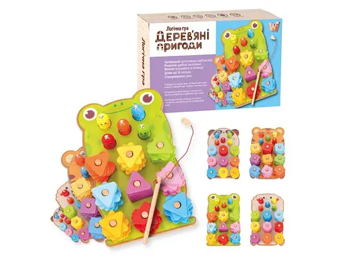 Логічна дошка WToys Дерев'яні пригоди  - фото 1