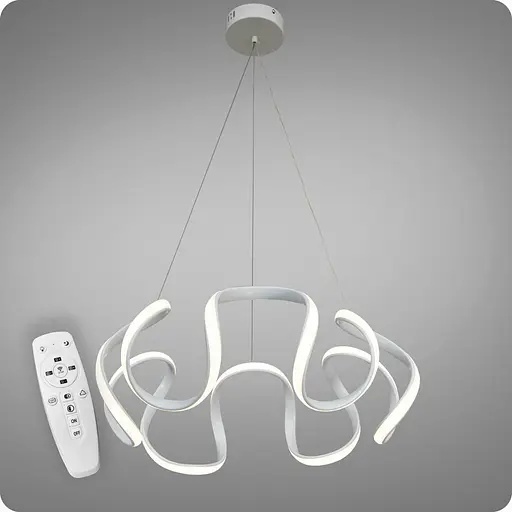 Люстра підвісна 517 Dlight 3color с пультом 90Вт Білий (02006) - фото 1