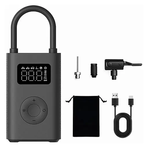 Портативный компрессор Xiaomi MiJia Portable Electric Air Compressor 2 (MJCQB06QW) - фото 3