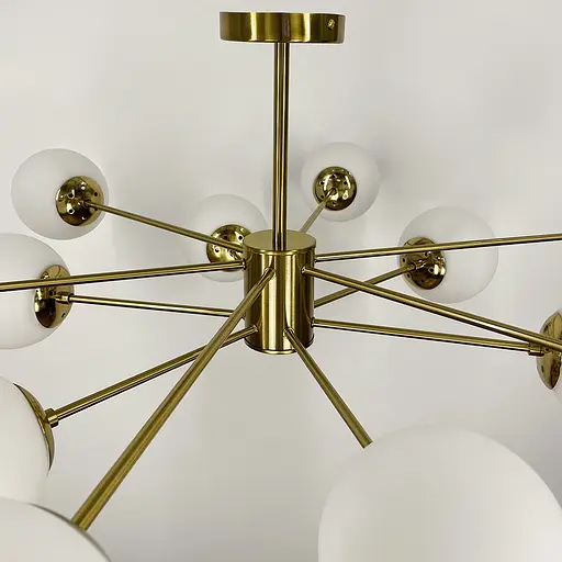 Потолочная люстра Right Selection на 12 плафонов Line.F CD 111/12 AB - фото 5