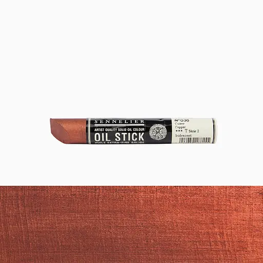 Краска масляная в форме пастели Sennelier Oil Stick, 38 мл, S2, Медный (Copper) - фото 2