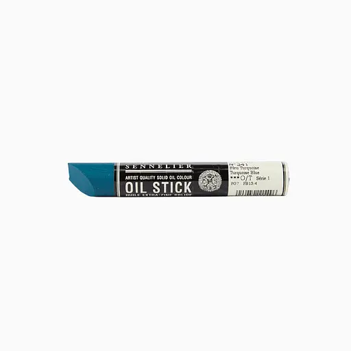 Фарба олійна у формі пастелі Sennelier Oil Stick, 38 мл, S1, Бірюзовий блакитний (Turquoise blue)