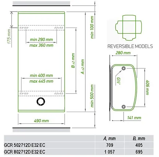 Водонагрівач Tesy GCR 802712D E32 EC (6874482) - фото 3