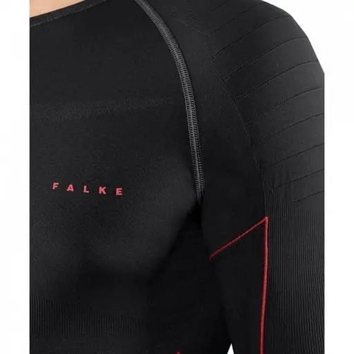 Термокофта Falke ESS Warm Mns Black/Red M (1097-39611-3018 M) - фото 3