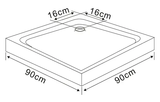 Душова кабіна Eger Frida 90x90 см з піддоном 599-151-15, другий, білий - фото 8