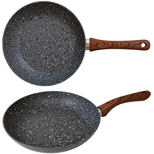 Сковорода Gusto GT-2109-20 покрытие Granite 20x4.3 см (102472) - фото 4