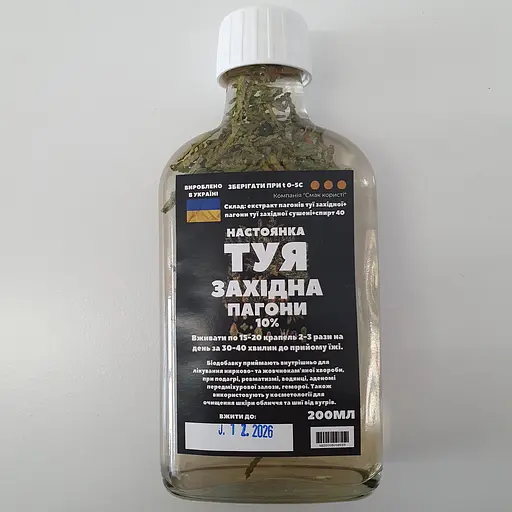 Настойка на побегах туи западной 200 мл - фото 1