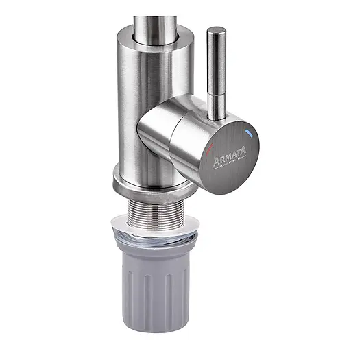Змішувач для умивальника Armata SUS-001-C нержавіюча сталь CH6478 - фото 2