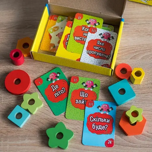 Карткова гра "Прокачай свої мізки" Ранок 10100642, 72 картки - фото 4