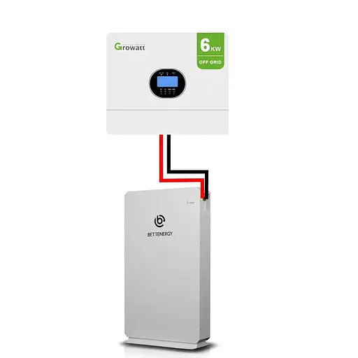 Комплект резервного живлення для квартири з інвертором 6 кВт та Lifepo4 акумулятором 10.2 кВт/год Growatt SPF 6000 ES Plus (101068-1069)