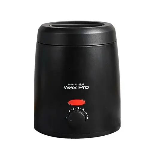 Воскоплав банковий для депіляції нагрівач для гарячого воску з терморегулятором Wax Pro-200 200мл Чорний - фото 1