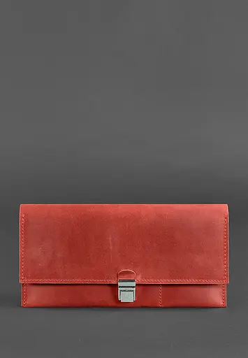 Кожаный женский тревел-кейс Journey 2.0 Коралл - фото 2