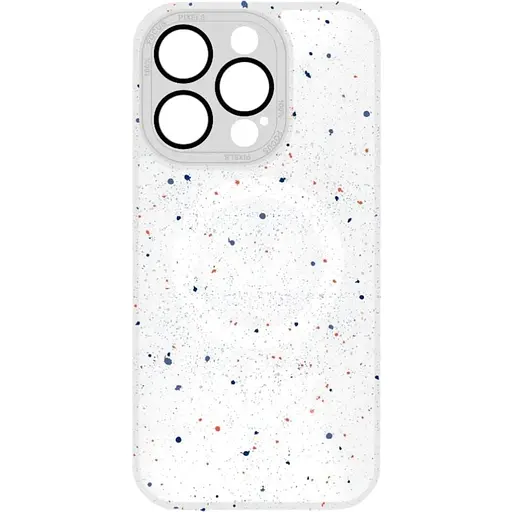 Чехол-накладка DK для Apple iPhone 12 Pro Max MagSafe Composite Matte Splash (clear)