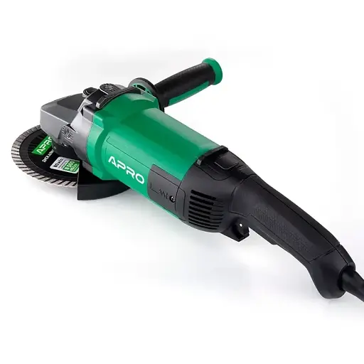 Болгарка шлифовальная угловая (УШМ) Apro 180/2300 ПРМ - фото 2
