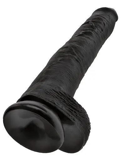 Фаллоимитатор King Cock 14" With Balls 37 см черный - фото 4