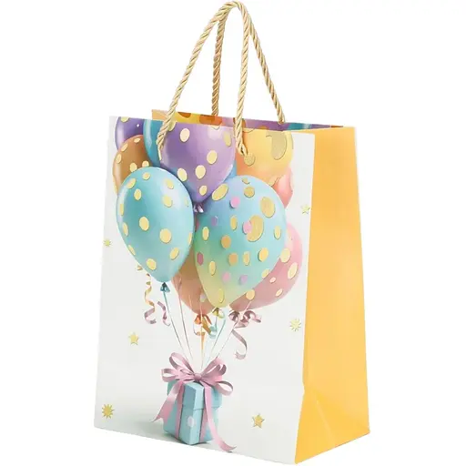 Пакет подарунковий JZ051040 S Помаранчевий - фото 1