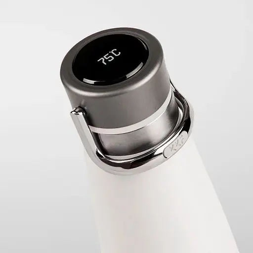 Термос Kiss Kiss Fish Yopin  Intelligent Vacuum Bottle S-U47WS-E 475 мл з дисплеєм білий - фото 4