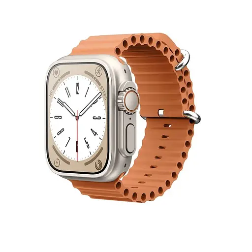 Розумний смарт-годинник Smart Watch GS ULTRA 8 Silver 2.05 безрамковий з бездротовою зарядкою - фото 6