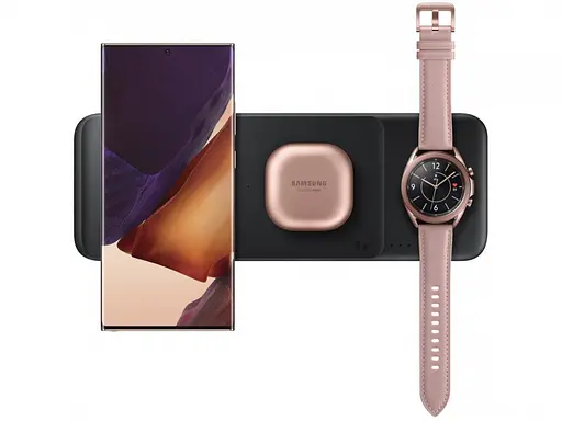 Бездротовий зарядний пристрій Samsung Wireless Charger 3 Slots (EP-P6300TBRGRU) чорний - фото 5