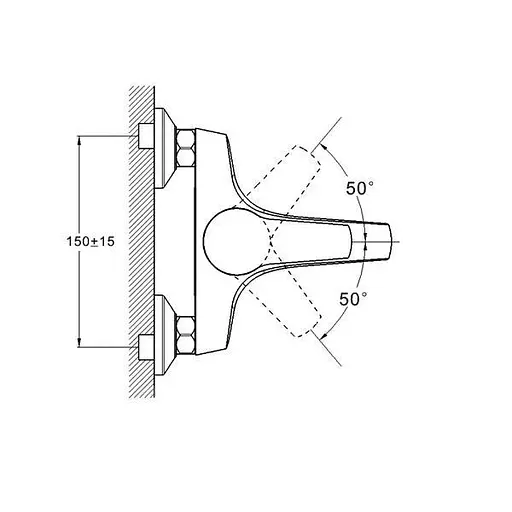 Змішувач для ванни Zegor SWZ3-A182 одноважільний 30412 - фото 6