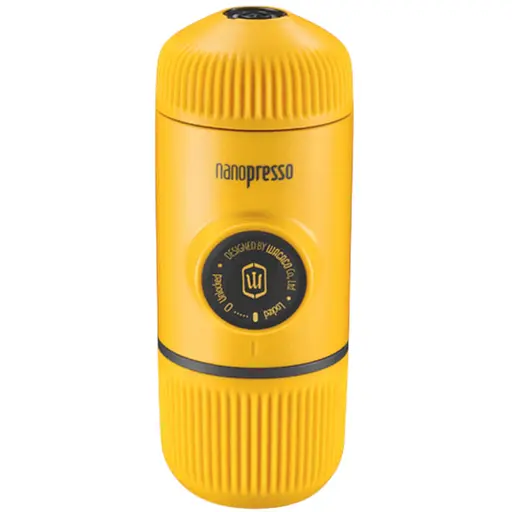 Портативная эспрессо-кофеварка Wacaco Nanopresso желтая, механическая, для молотого кофе