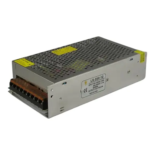 Блок питания импульсный 12 В 5 А 60 Вт Yoso перфорированный - фото 1