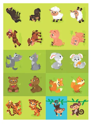 Мої перші навчальні наліпки. Мами й малята - фото 4