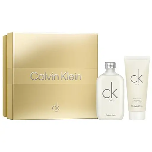 Набір унісекс Calvin Klein CK One: Туалетна вода 100 мл + Парфумований гель для душу 100 мл