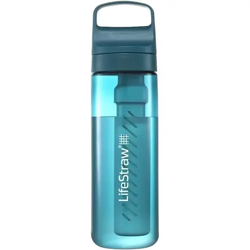 Бутылка-фильтр для воды LifeStraw Go Filter Bottle 22oz Laguna Teal (1033-LSW LGV422TLWW)